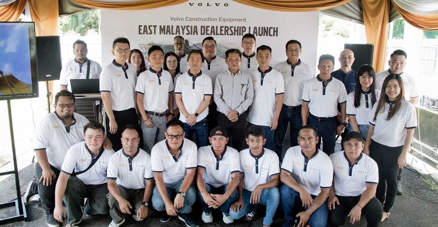 Volvo CE expands in Malaysia with the opening of Borneo VCE